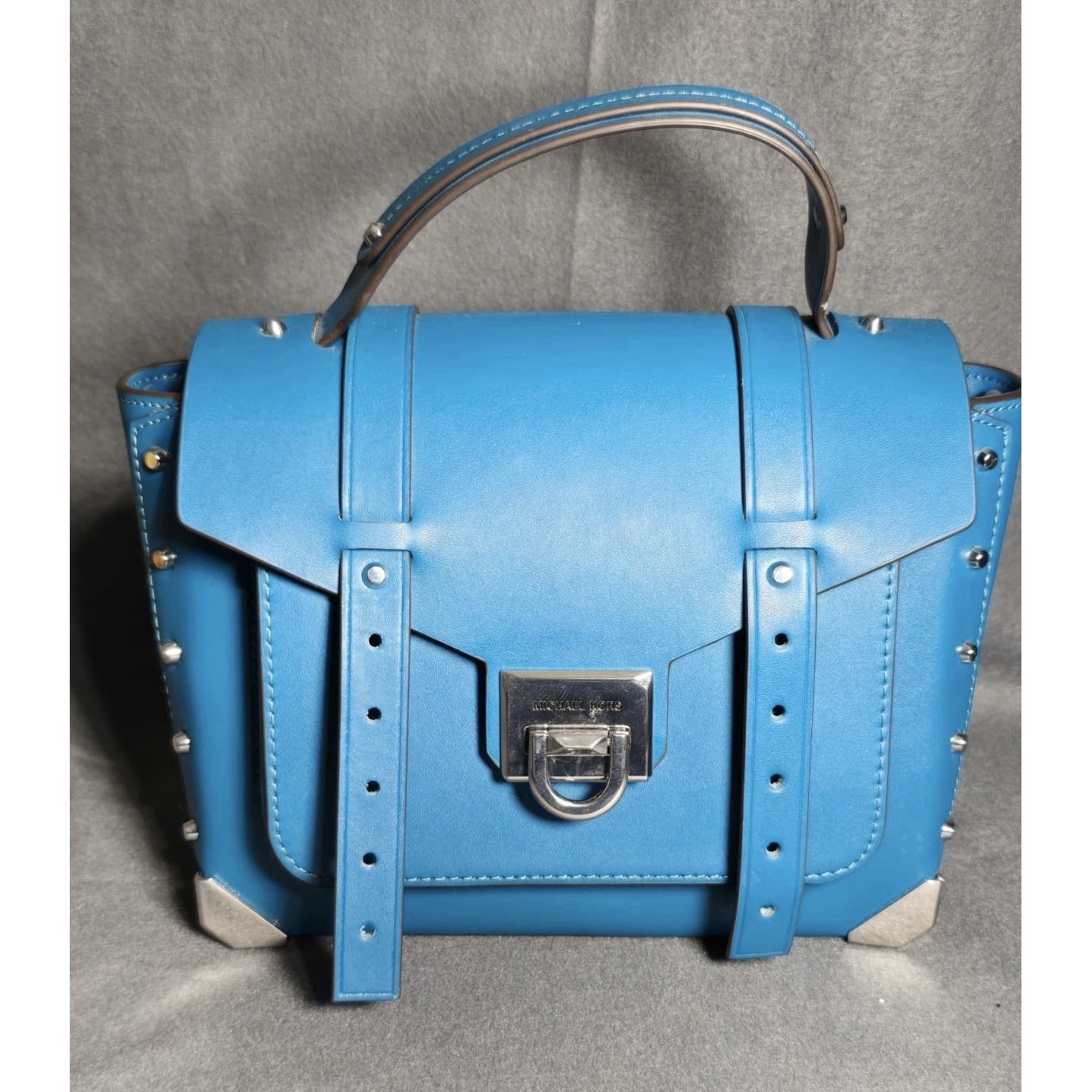 Michael Kors Manhattan Medium Leather Satchel